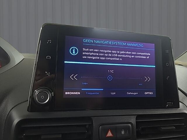 Peugeot PARTNER 1.5 BlueHDi 100 S&S L1 (102 PK) 1e-Eig. & Keurig-Onderh. BOVAG-Garantie. NL-Auto. Half-Leer, Apple-Carplay/Android-Auto, Cruisecontrol, Parkeersensoren, Bluetooth, DAB, Airco