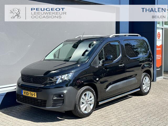 Peugeot PARTNER 1.5 BlueHDi 100 S&S L1 Bijzonder Nette Partner | Side-Bars | Dakrails | Trekhaak | Led-Koplampen | 17 inch LM- Velgen | Touch screen met Apple Carplay | Zijschuifdeur | Airco | Cruise Control |