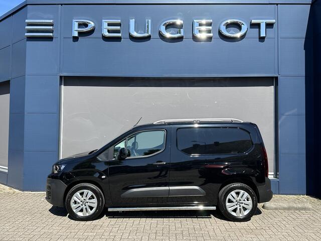 Peugeot PARTNER 1.5 BlueHDi 100 S&S L1 Bijzonder Nette Partner | Side-Bars | Dakrails | Trekhaak | Led-Koplampen | 17 inch LM- Velgen | Touch screen met Apple Carplay | Zijschuifdeur | Airco | Cruise Control |