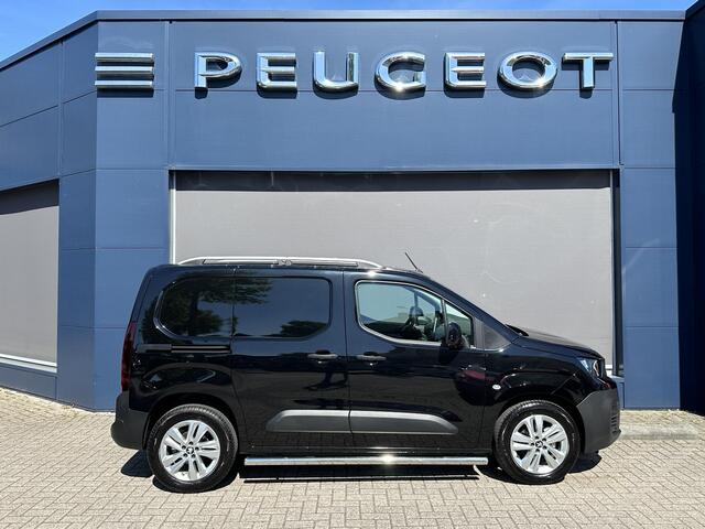 Peugeot PARTNER 1.5 BlueHDi 100 S&S L1 Bijzonder Nette Partner | Side-Bars | Dakrails | Trekhaak | Led-Koplampen | 17 inch LM- Velgen | Touch screen met Apple Carplay | Zijschuifdeur | Airco | Cruise Control |