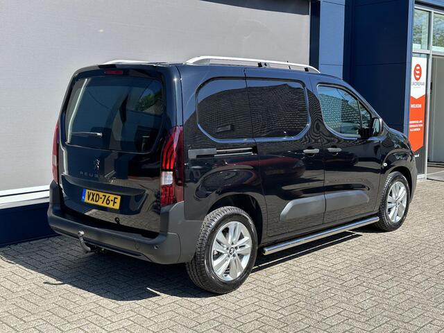 Peugeot PARTNER 1.5 BlueHDi 100 S&S L1 Bijzonder Nette Partner | Side-Bars | Dakrails | Trekhaak | Led-Koplampen | 17 inch LM- Velgen | Touch screen met Apple Carplay | Zijschuifdeur | Airco | Cruise Control |
