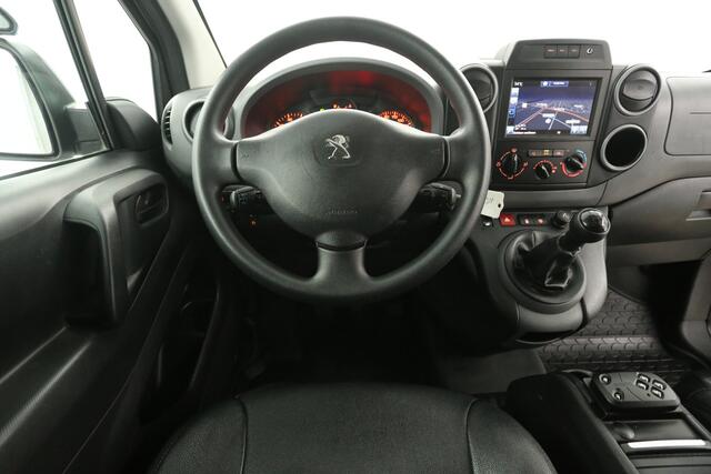 Peugeot PARTNER 122 1.6 BlueHDi 75 L1H1 | MARGE! | Airco Cruise Carplay Navigatie Parkeersensoren Schuifdeur Elektrpakket
