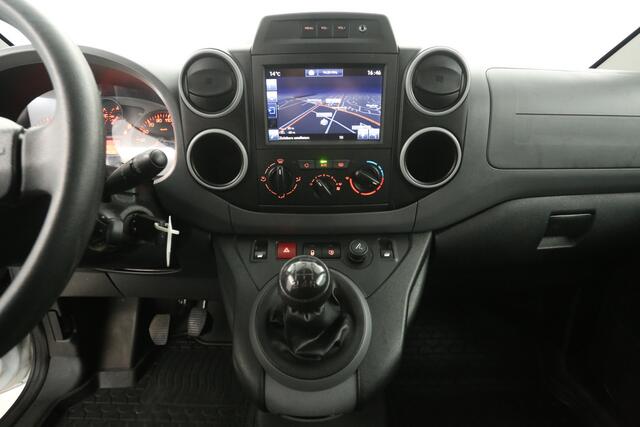 Peugeot PARTNER 122 1.6 BlueHDi 75 L1H1 | MARGE! | Airco Cruise Carplay Navigatie Parkeersensoren Schuifdeur Elektrpakket