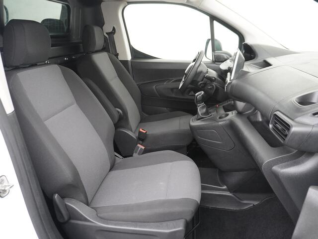 Peugeot PARTNER 1.5 BlueHDI Premium Euro 6 Navi PDC Apple Carplay Android Mirror-Link Airco Cruise Control Bluetooth Led PDC Connected services Betonplex Lat om Lat betimmering Schuifdeur Wifi 1e Eigenaar Euro 6