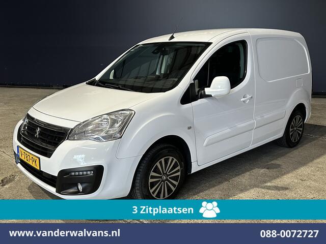 Peugeot PARTNER 1.6 BlueHDi L1H1 Euro6 Airco | 3-Zits | Navigatie | Apple Carplay | Cruisecontrol Parkeersensoren, zijdeur, bijrijdersbank
