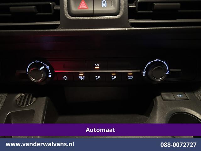 Peugeot PARTNER 1.5 BlueHDI 131pk Automaat L1H1 Inrichting Euro6 Airco | Apple Carplay | Android Auto | Cruisecontrol Parkeersensoren, Achterklep
