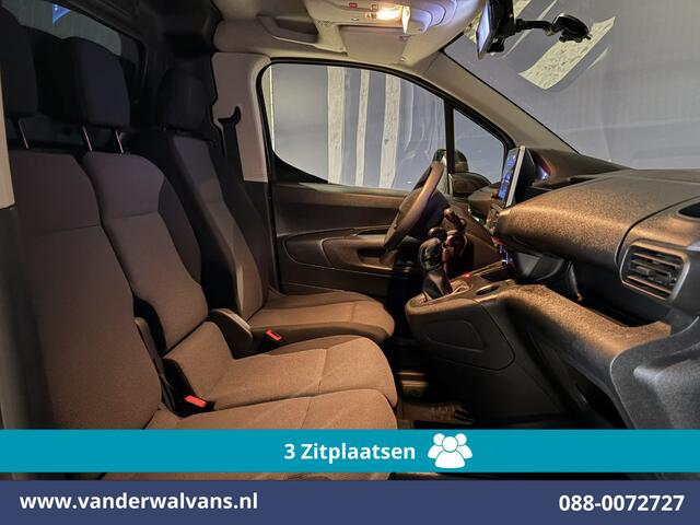 Peugeot PARTNER 1.5 BlueHDI 102pk L2H1 Euro6 Airco | 3-Zits | Apple Carplay | Camera | Cruisecontrol | Trekhaak Android Auto, Parkeersensoren, Bijrijdersbank