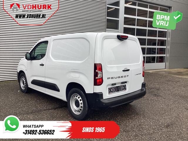 Peugeot PARTNER e-Partner 50 kWh 336 km WLTP Snellader/ Warmtepomp/ Adapt.Cruise/ Virtual Cockpit/ Stuurverw./ Carplay/ 360 Camera/ Standkachel/ Climate/ PDC