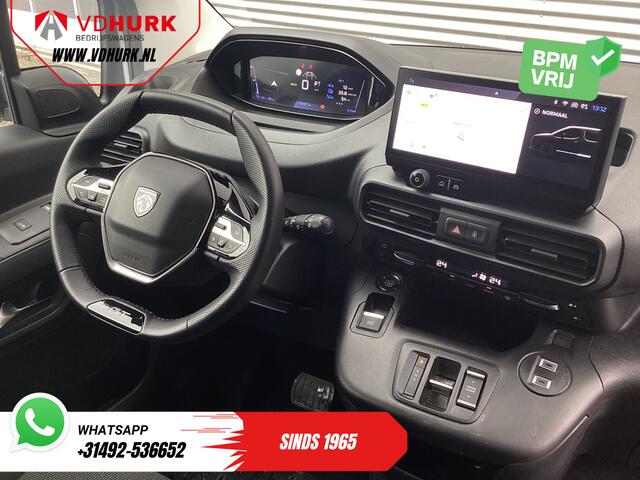 Peugeot PARTNER e-Partner 50 kWh 336 km WLTP Snellader/ Warmtepomp/ Adapt.Cruise/ Virtual Cockpit/ Stuurverw./ Carplay/ 360 Camera/ Standkachel/ Climate/ PDC