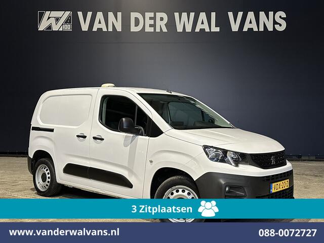 Peugeot PARTNER 1.5 BlueHDI 102pk L1H1 Euro6 Airco | 3-Zits | Apple Carplay | Trekhaak | Cruisecontrol Android Auto, Parkeersensoren, Bijrijdersbank
