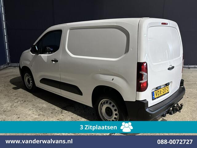 Peugeot PARTNER 1.5 BlueHDI 102pk L1H1 Euro6 Airco | 3-Zits | Apple Carplay | Trekhaak | Cruisecontrol Android Auto, Parkeersensoren, Bijrijdersbank