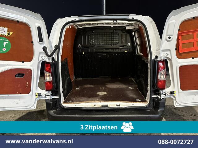 Peugeot PARTNER 1.5 BlueHDI 102pk L1H1 Euro6 Airco | 3-Zits | Apple Carplay | Trekhaak | Cruisecontrol Android Auto, Parkeersensoren, Bijrijdersbank