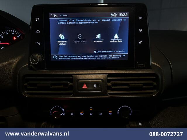 Peugeot PARTNER 1.5 BlueHDI 102pk L1H1 Euro6 Airco | Apple Carplay | Android Auto | Cruisecontrol | Trekhaak Parkeersensoren