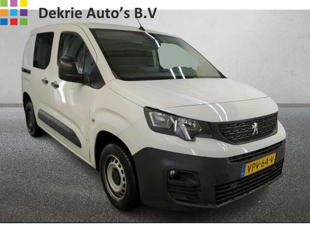 Peugeot PARTNER 1.2 Benzine 111PK Euro6 Premium / Airco / Navigatie / Cruise-ctr. / Schuifdeur + Raam / Radio multimedia / Apk nieuw