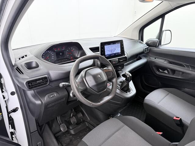 Peugeot PARTNER 1.5HDI 102PK Lang 3D-Navi Airco Apple Carplay Android Auto Cruise Control Pdc Premium Bluetooth DAB Tussenwand Schuifdeur Achterdeuren Euro 6 1e Eigenaar Dealeronderhouden Origineel Nederlandse Auto