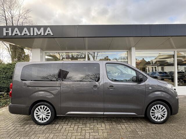 Peugeot Traveller e-Traveller Long 75 kWh | 8 Persoons | tot 348km WLTP | Lederen bekleding | Stoelverwarming | Achteruitrijcamera | Navigatie | Dubbele schuifdeur |