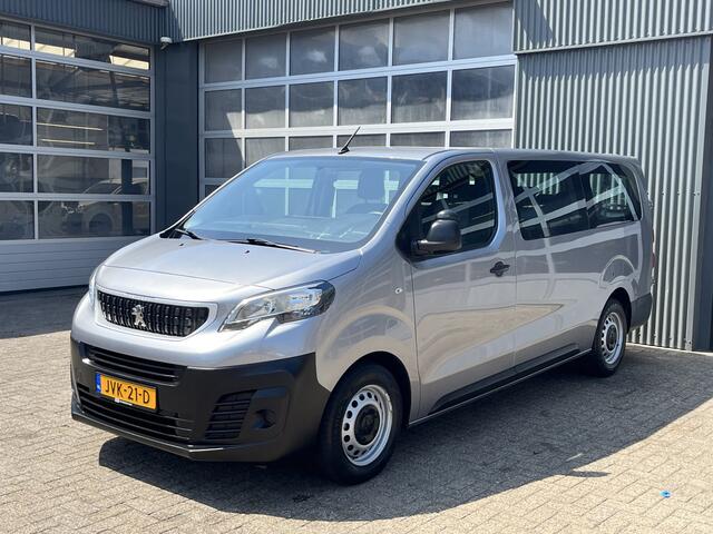 Peugeot Traveller 1.5 BlueHDi 120pk Airco Cruise controle Navigatiesysteem 8-Persoons Parkeerhulp achter Apple carplay 1e eigenaar Euro 6 Bpm en Btw vrij Personenbus Kombi Combi Tourer Passenger Taxi Groepsvervoer