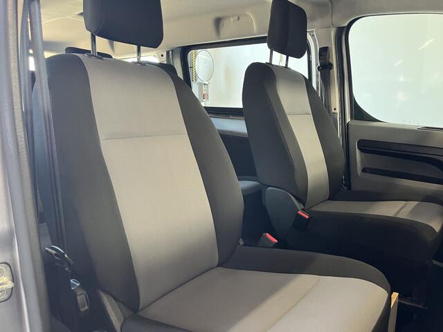 Peugeot Traveller 1.5 BlueHDi 120pk Airco Cruise controle Navigatiesysteem 8-Persoons Parkeerhulp achter Apple carplay 1e eigenaar Euro 6 Bpm en Btw vrij Personenbus Kombi Combi Tourer Passenger Taxi Groepsvervoer