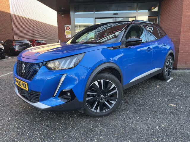 Peugeot e-2008 EV GT Pack 50 kWh // SCHUIF-KANTELDAK // DODEHOEK // LEDER-ALCANTARA // FULL LED // ADAPT. CRUISE // KEYLESS //