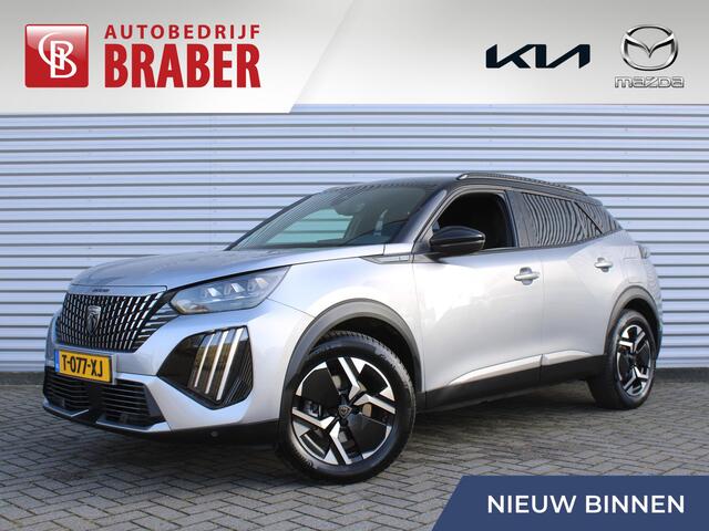 Peugeot e-2008 EV GT 54 kWh | Trekhaak | Stoelverwarming + massage | Camera | Cruise adapt. | Navi | 17" LM | Warmtepomp | LED | Zeer nette auto |