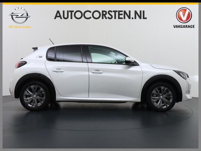 Peugeot e-208 EV Allure Pack 50kWh Apple Carplay Android Auto Camera Navi Stoelverwarming DAB+ Keyless Regen/Lichtsensor Lmv 16" Led Bluetooth Rijstrooksensor met correctie Verkeersbord detectie Fase 3 Laden 19 euro belasting per 3 maanden nieuwprijs ¤ 33.500 euro