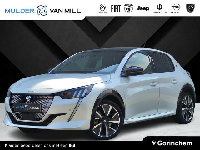 Peugeot e-208 GT EV 3-FASEN 50kWh 136pk | BLACK DIAMOND | PANODAK | NAVI | STOELVERW. | CAMERA | DODEHOEKBEW. | DRAADLOZE TELEFOONLADER