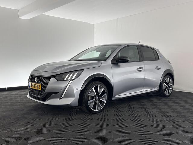Peugeot e-208 EV GT 350 50 kWh (INCL-BTW) *PANO | FULL-LED | DIGI-COCKPIT | BLINDSPOT | CAMERA | LEATHER-ALCANTARA | AMBIENT-LIGHT | NAVI-FULLMAP | LANE-ASSIST | KEYLESS | DAB | CCS-FASTLOADER | HEATED-SPORT-SEATS | 17"ALU