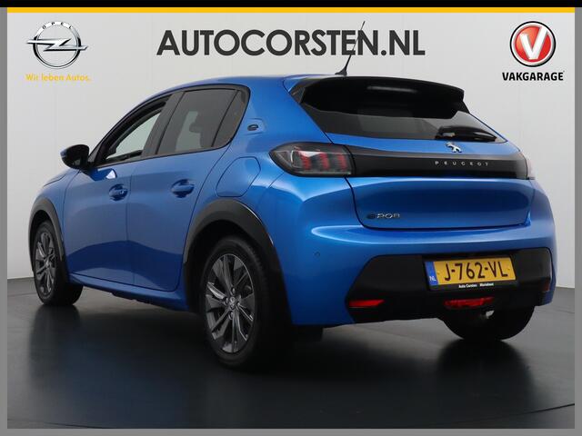 Peugeot e-208 EV 50kWh Adaptive-Cruise Apple Carplay Android Cruise Keyless Led PDC Allure Dab Lmv 16" Bluetooth Regensensor Rijstrooksensor Verkeersbord detectie
