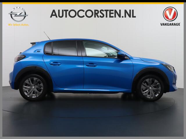 Peugeot e-208 EV 50kWh Adaptive-Cruise Apple Carplay Android Cruise Keyless Led PDC Allure Dab Lmv 16" Bluetooth Regensensor Rijstrooksensor Verkeersbord detectie