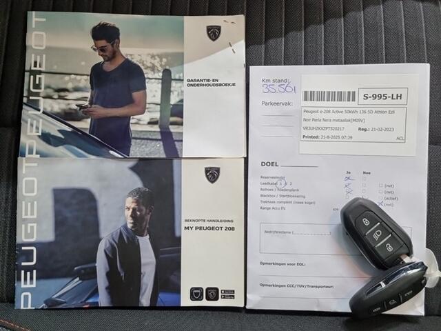 Peugeot e-208 EV Active 50 kWh (136 PK) 1e-Eig. & Dealer-Onderh. BOVAG-Garantie. NL-Auto.