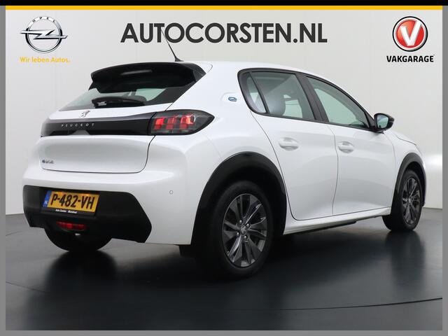 Peugeot e-208 EV Active Pack 50kWh Apple Carplay Android Auto Navi Ecc Cruise Control Pdc DAB+ Bluetooth Led Lmv Keyless Bluetooth Connected services 1e Eigenaar Origineel Nederlandse Auto