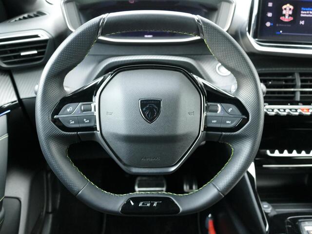 Peugeot e-208 EV GT 51kWh | 423KM WLTP | 17% Bijtelling | AUTOMAAT | Stoelverwarming Met Massage Functie | Adaptive Cruise Control | Parkeer Camera Voor & Achter | Alcantara Bekleding | 17 Inch Lichtmetalen Velgen |