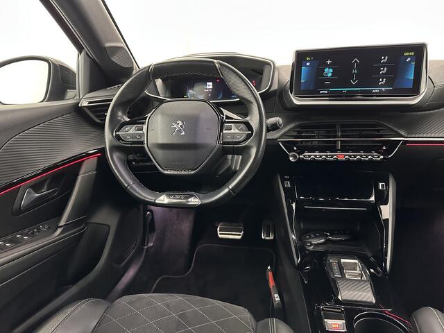 Peugeot e-208 EV GT Pack 50 kWh [ 3-Fase-11kW ] {SOH-88%] (INCL-BTW) *FULL-LED | DIGI-COCKPIT | BLINDSPOT | CAMERA | LEATHER-ALCANTARA | AMBIENTLIGHT | NAVI-FULLMAP | LANE-ASSIST | KEYLESS | DAB | CCS-FASTLOADER | HEATED-SPORTSEATS | 17''ALU*