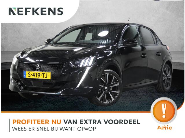 Peugeot e-208 EV GT 50 kWh 136PK | 1ste eigenaar | 3 FASE | ACCURAPPORT 96% | LED lampen | 17"LMV | Navigatie | LED | Camera | Glazendak | Stoelverwarming | Climate Control | Cruise Control | AppleCarplay/Android Auto | Isofix | Privacy Glass | Parkeersensoren |
