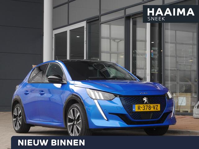 Peugeot e-208 EV GT Pack 50 kWh | Achteruitrijcamera | Dodehoek detectie | Keyless entry en start | Adaptieve cruise control | Parkeersensoren voor en achter | Regensensor