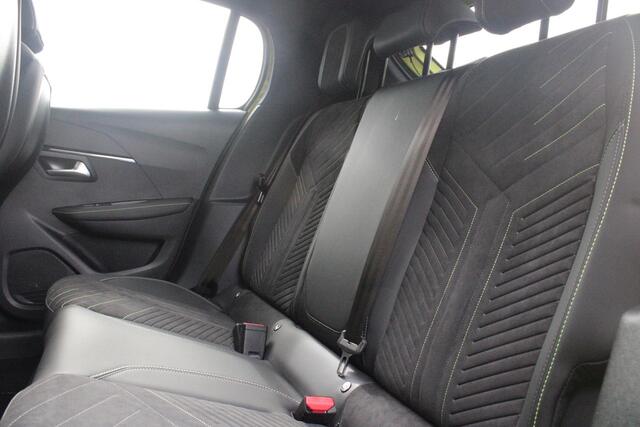 Peugeot e-208 EV GT 156PK 51 kWh | WARMTEPOMP | ALCANTARA "EXECUTIVE INTERIOR" (STOEL VERWARMING/ELEKTRISCH VERSTELBARE BESTUUDERSSTOEL MET MASSAGE FUNCTIE/ALCANTARA BEKLEDING | METAALLAK "JAUNE AGUENDA" | DRIVE ASSIST PLUS PACK (ADAPTIVE CRUISE CONTROL/STOP & GO FUNCT