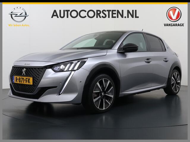Peugeot e-208 EV GT 350 50kWh Navi Ecc 360°Camera Panoramadak Apple Carplay Android Auto Adap.Cruise Stoelverwarming Privacy Glas DAB+ Bluetooth Keyless Dodehoekdetectie 1e Eigenaar Origineel Nederlandse Auto Dealeronderhouden