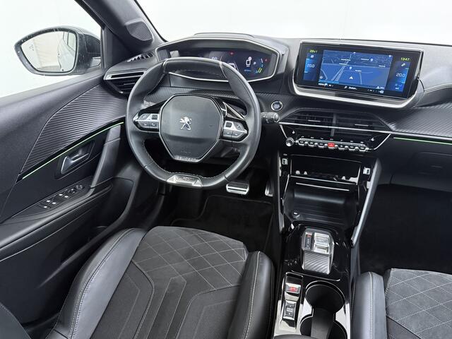 Peugeot e-208 EV GT 350 50kWh Navi Ecc 360°Camera Panoramadak Apple Carplay Android Auto Adap.Cruise Stoelverwarming Privacy Glas DAB+ Bluetooth Keyless Dodehoekdetectie 1e Eigenaar Origineel Nederlandse Auto Dealeronderhouden