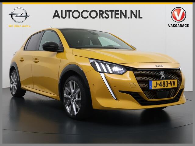 Peugeot e-208 EV GT 350 50kWh Navi Ecc 360°Camera Panoramadak Apple Carplay Android Auto Adap.Cruise Stoelverwarming Privacy Glas DAB+ Bluetooth Keyless Dodehoekdetectie 1e Eigenaar Origineel Nederlandse Auto Dealeronderhouden
