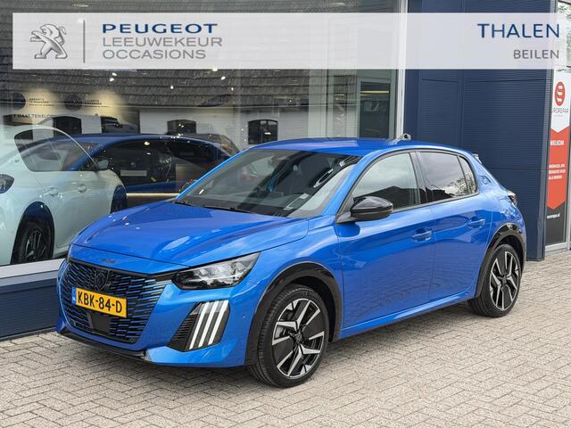 Peugeot e-208 EV GT Avantage 51 kWh 156 PK | Nieuwe Auto | Tot 8 jaar Garantie | Alcantara Stoelen met Verwarming en Massage | Navigatie | Adaptieve Cruise Control | 360 Graden Camera | Full LED Verlichting | 400 Km WLTP Range | 17" Lichtmetalen Velgen | Parkeersensore