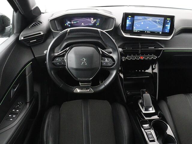 Peugeot e-208 EV GT 350 50 kWh | SOH 89,8% | Half leder | Camera | Carplay | Navigatie | Side Assist | Sportstoelen | Full LED | Parkeerhulp | DAB | Climate control | Bluetooth | Cruise control
