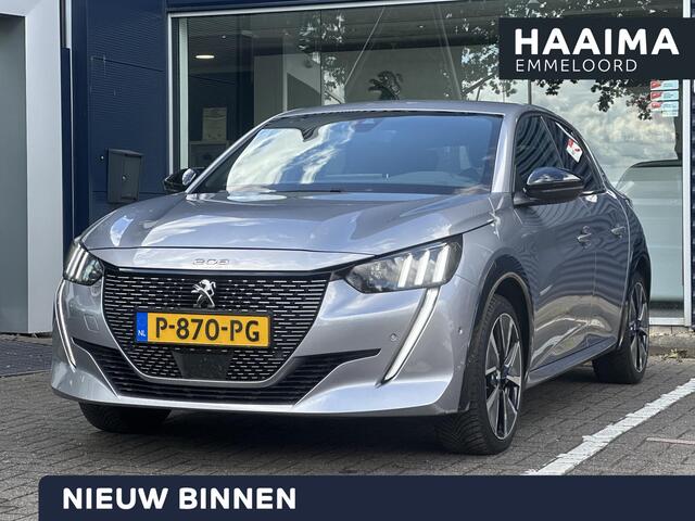 Peugeot e-208 EV GT Pack 50 kWh | Adaptive Cruise Control | Climate Control | Apple Carplay/Android Auto | Navigatie | Full LED | Alcantara | Parkeercamera/-sensoren | Keyless Entry/Start | Sfeerverlichting | DAB |