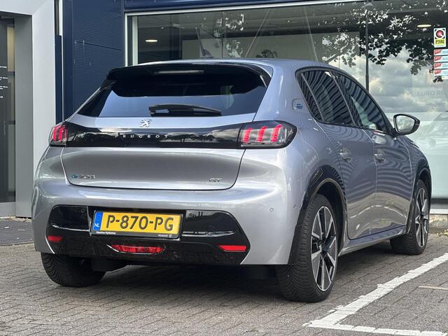 Peugeot e-208 EV GT Pack 50 kWh | Adaptive Cruise Control | Climate Control | Apple Carplay/Android Auto | Navigatie | Full LED | Alcantara | Parkeercamera/-sensoren | Keyless Entry/Start | Sfeerverlichting | DAB |