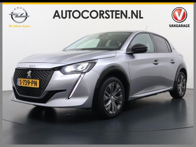 Peugeot e-208 EV 5Drs Allure Pack 50kWh SOH 90% 360°Camera Stoelverwarming 3D-Navi Ecc Pdc Apple Carplay Android Auto Keyless Cruise Control Regen-Lichtsensor Privacy Glas Lmv Led Lane Assist Isofix DAB Bluetooth