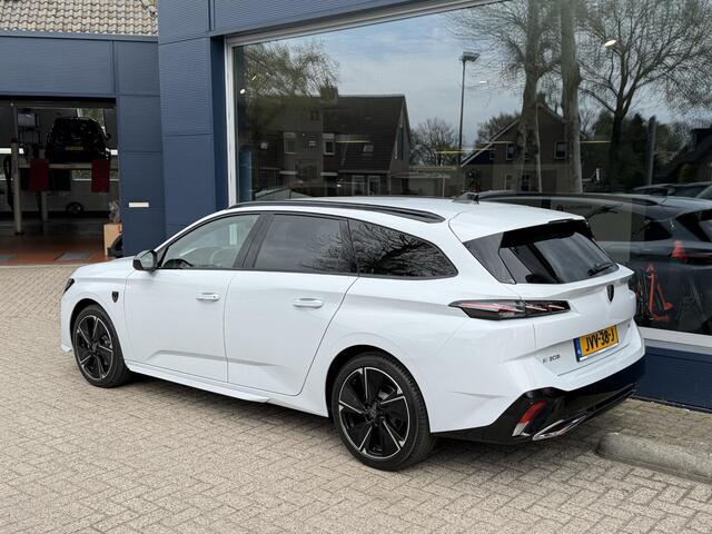 Peugeot e-308 SW GT Avantage EV 54 kWh | Nieuwe Auto | Tot 8 jaar Garantie | Tot 420 Km WLTP | Alcantara Executive Pack | 360 Graden Camera | Navigatie | Stoelverwarming & Massage | Warmtepomp | Draadloze Telefoonlader | Keyless Entry | Elektrische Kofferklep | 18" Lic