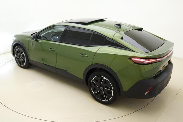 Peugeot e-408 GT Exclusive 58 kWh | 360 graden camera | Cruise control | Climate control | Keyless entry | Lane keeping-systeem | Vermoeidheidsassisten | Hill hold | Dodehoekdetectie | Panorama schuifdak | Flippers | Stoelverwarming | Stoelmassage