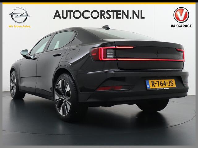 Polestar 2 Long Range 78 kWh Sleutelloos(Telefoon-sleutel) Adaptive-Cruise Carplay Android 360-Camera 19"LM Led-Pixel-Lamp WiFi PDC-a+v Park-Assist System-Home-Link Elektr.Klep Google Maps E Phone-Connect.Stoel-Verwarmd 1500kg-trekvermogen OnePedal drive Licht+Zicht
