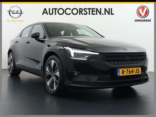 Polestar 2 Long Range 78 kWh Sleutelloos(Telefoon-sleutel) Adaptive-Cruise Carplay Android 360-Camera 19"LM Led-Pixel-Lamp WiFi PDC-a+v Park-Assist System-Home-Link Elektr.Klep Google Maps E Phone-Connect.Stoel-Verwarmd 1500kg-trekvermogen OnePedal drive Licht+Zicht