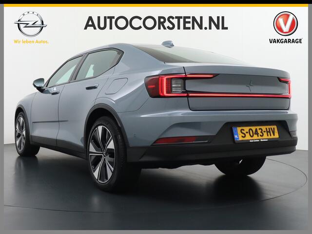 Polestar 2 Long Range 78kWh Carplay Android Auto Cruise Control Keyless Navi Ecc 360°Camera 19"LM Led-Pixel PDC Elektr.Klep Google Maps Blindspot Monitoring Stoelverwarming Regen-Lichtsensor Virtual-Cockpit Hill-Assist Lane Assist Origineel Nederlandse Auto Tot 150k