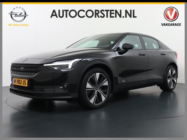 Polestar 2 Long Range 78 kWh Sleutelloos (GSM-sleutel) Adaptive-Cruise Carplay Android 360-Camera 19"LM Led-Pixel-Lamp WiFi PDC-a+v Park-Assist System-Home-Link Elektr.Klep Google Maps E Phone-Connect.Stoel-Verwarmd 1500kg-trekvermogen OnePedal drive Licht+Zichtpakk